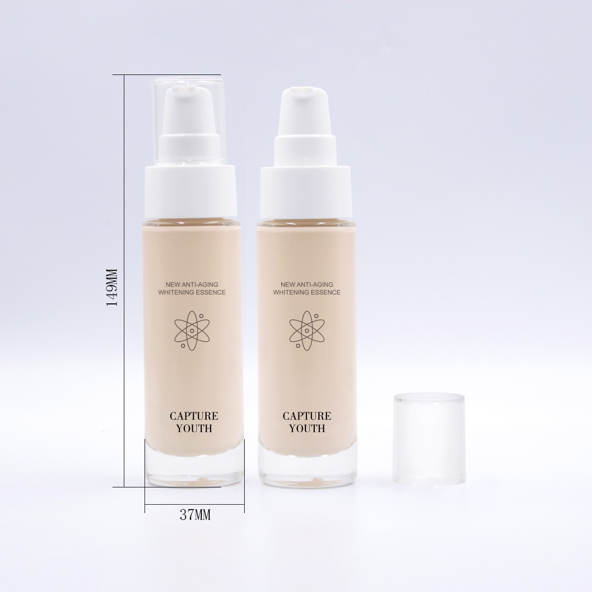 중국 고품질 50ml 파운데이션 유리병 공장 및 제조업체 | ZJ